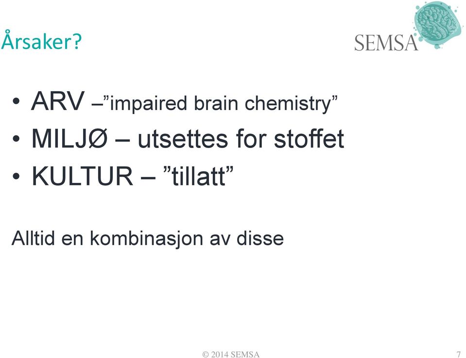 MILJØ utsettes for stoffet