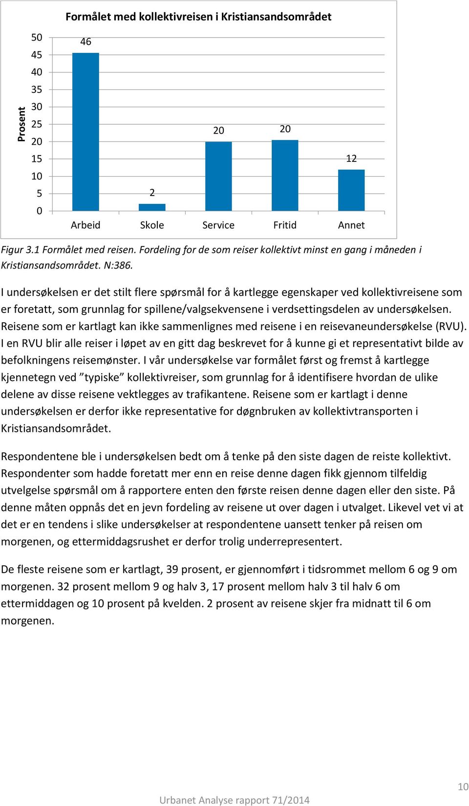 I undersøkelsen er det stilt flere spørsmål for å kartlegge egenskaper ved kollektivreisene som er foretatt, som grunnlag for spillene/valgsekvensene i verdsettingsdelen av undersøkelsen.