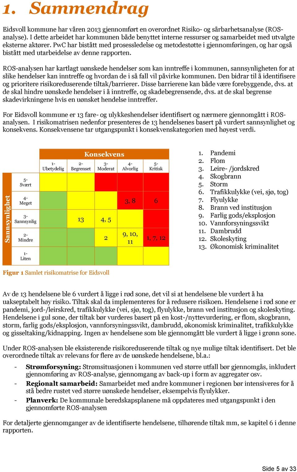 PwC har bistått med prosessledelse og metodestøtte i gjennomføringen, og har også bistått med utarbeidelse av denne rapporten.