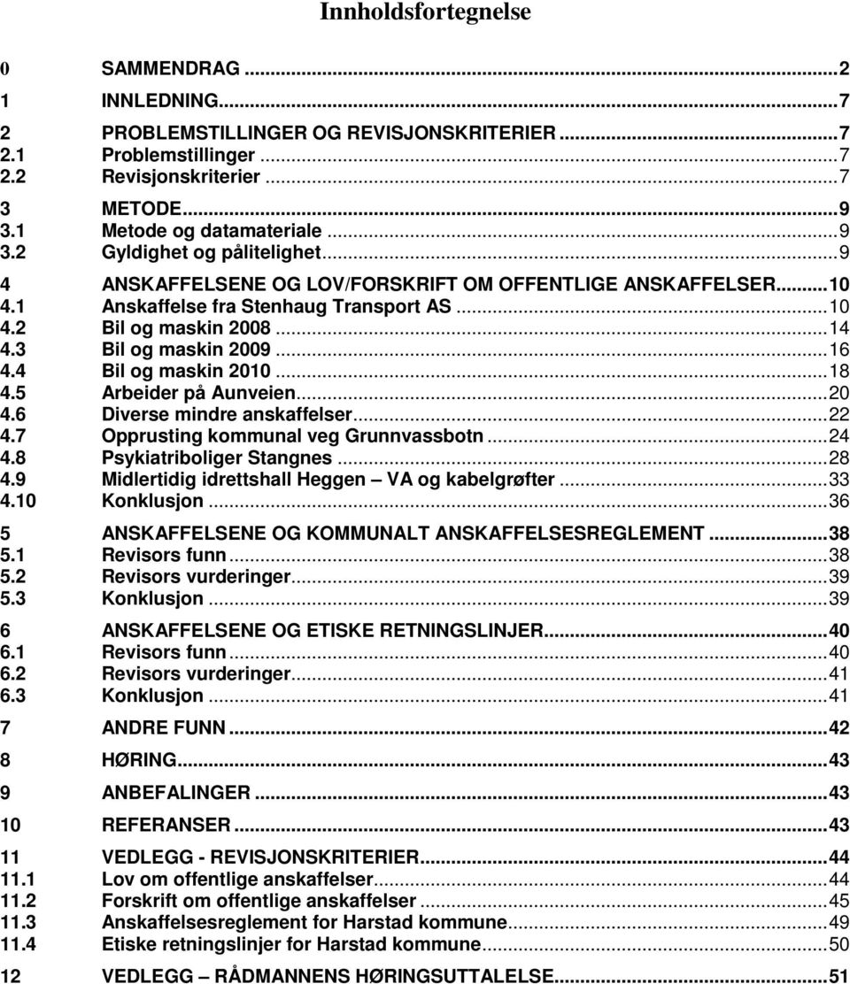 5 Arbeider på Aunveien...20 4.6 Diverse mindre anskaffelser...22 4.7 Opprusting kommunal veg Grunnvassbotn...24 4.8 Psykiatriboliger Stangnes...28 4.