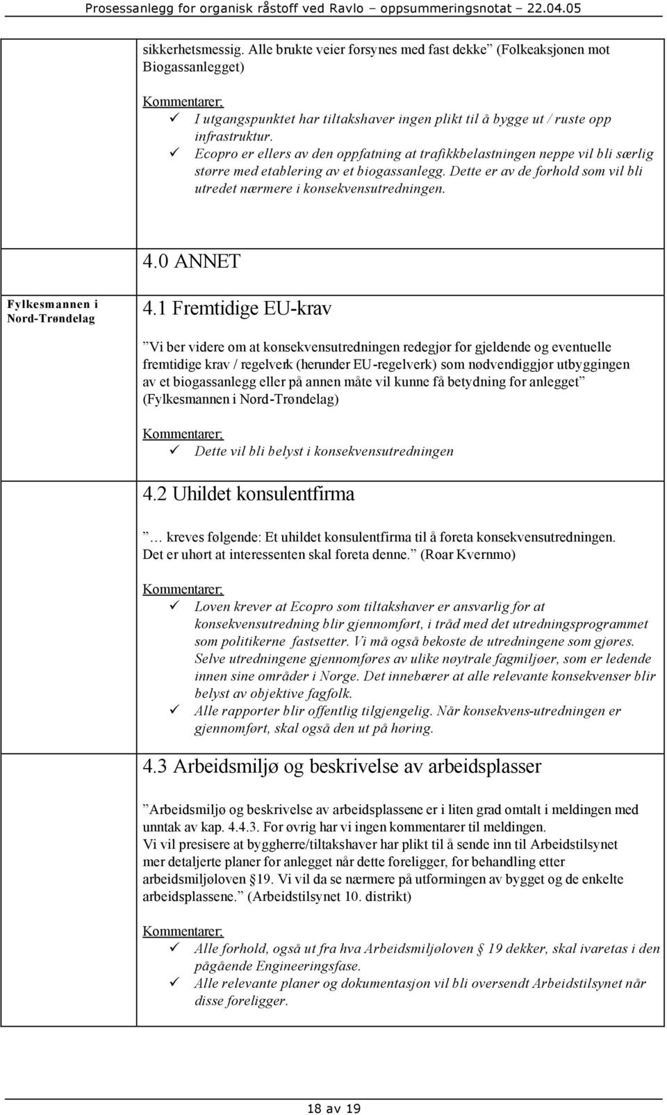 0 ANNET Fylkesmannen i Nord-Trøndelag 4.