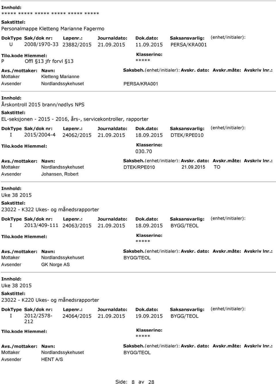 servicekontroller, rapporter 2015/2004-4 24062/2015 DTEK/RE010 030.