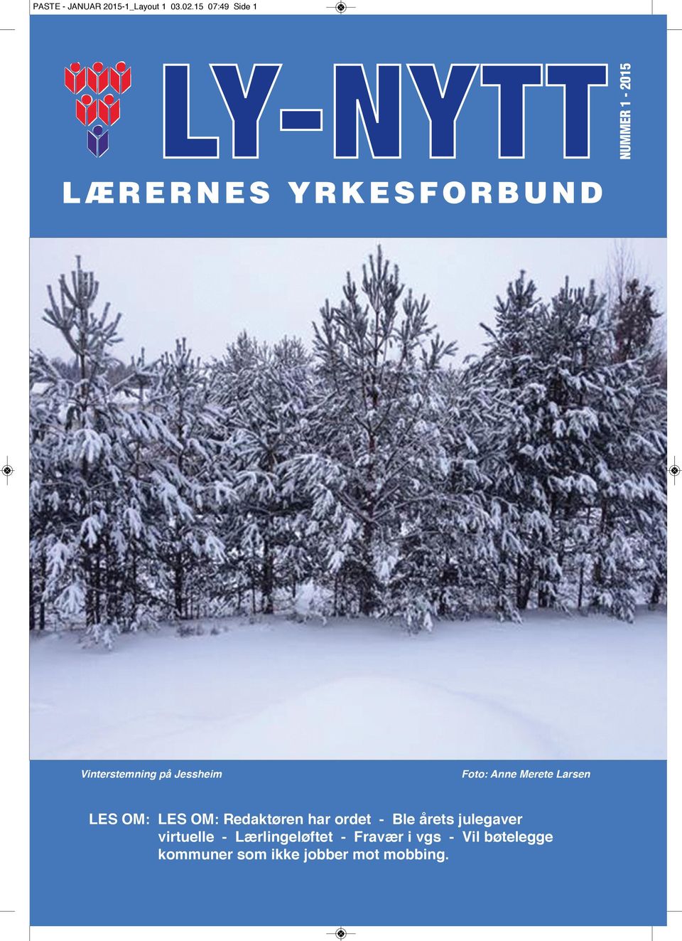 Anne Merete Larsen LES OM: LES OM: Redaktøren har ordet - Ble årets