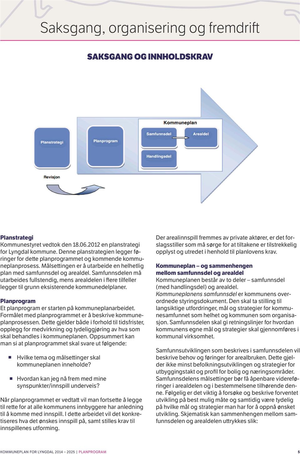 Målsettingen er å Planstrategi Der arealinnspill fremmes av private aktører, er det forslagsstiller Kommunestyret utarbeide en vedtok helhetlig den plan 18.06.