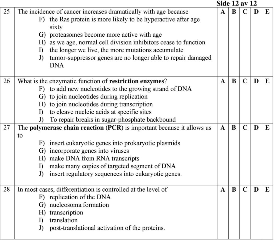 restriction enzymes?