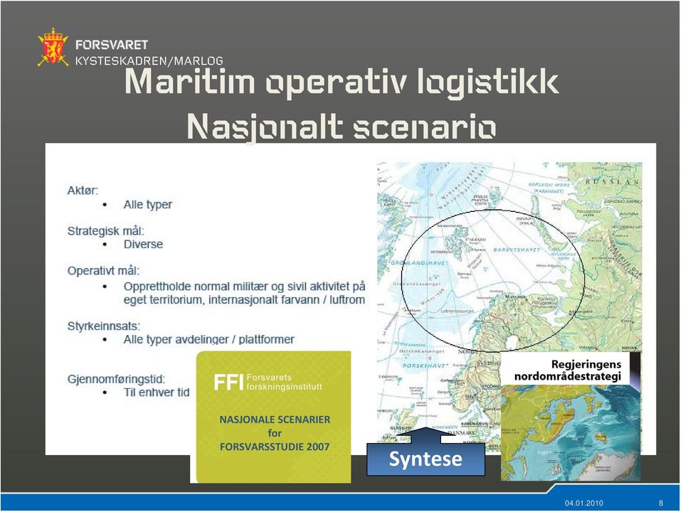 NASJONALE SCENARIER for