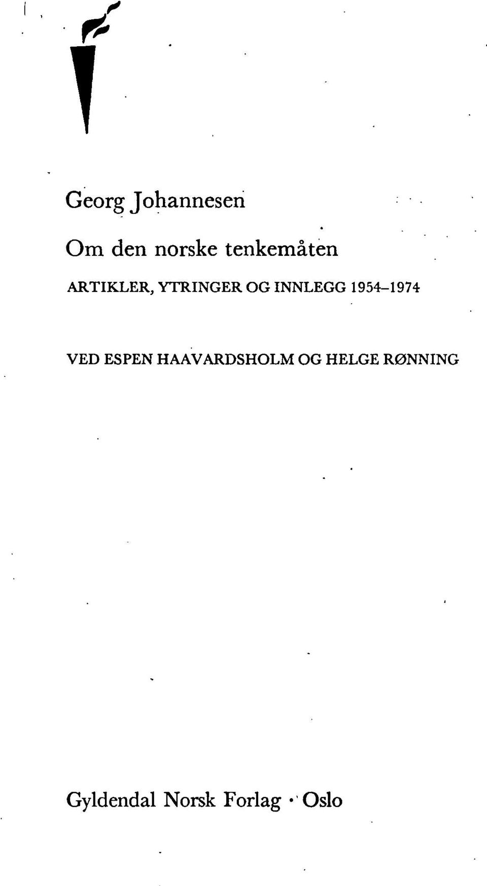 INNLEGG 1954-1974 VED ESPEN