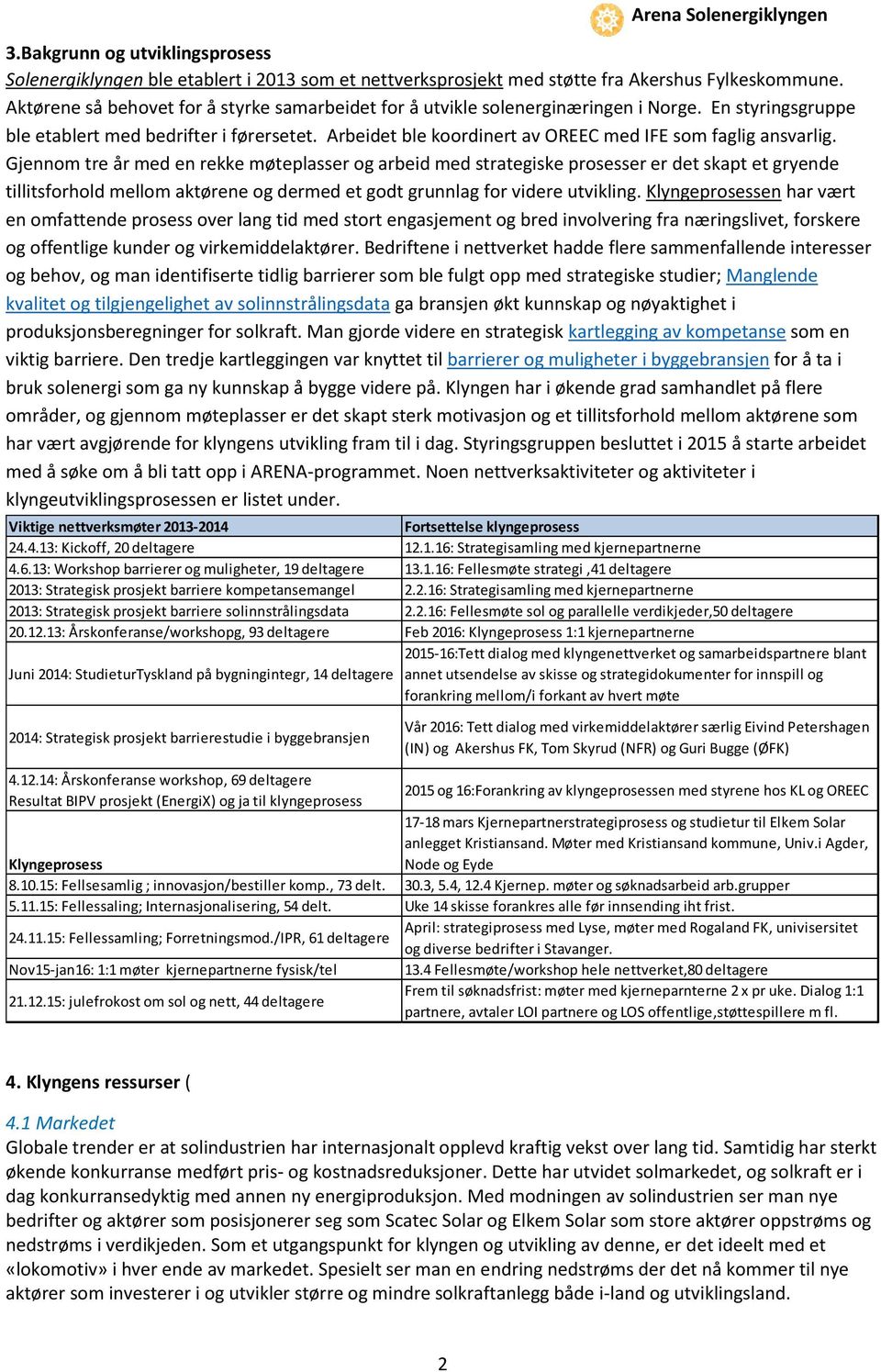 Arbeidet ble koordinert av OREEC med IFE som faglig ansvarlig.