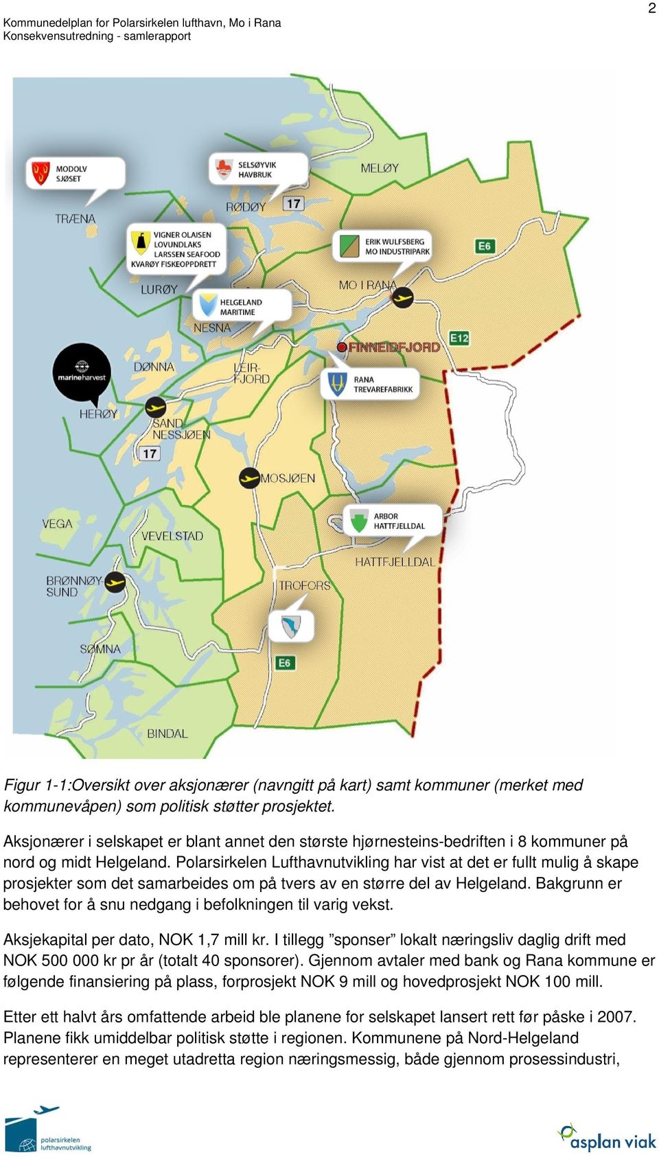 Polarsirkelen Lufthavnutvikling har vist at det er fullt mulig å skape prosjekter som det samarbeides om på tvers av en større del av Helgeland.