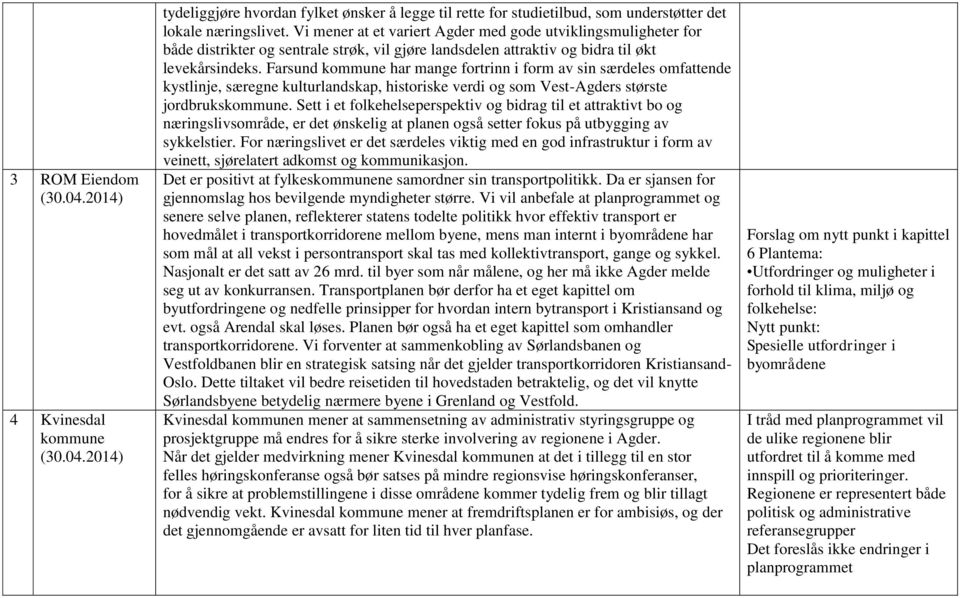 Farsund har mange fortrinn i form av sin særdeles omfattende kystlinje, særegne kulturlandskap, historiske verdi og som Vest-Agders største jordbruks.