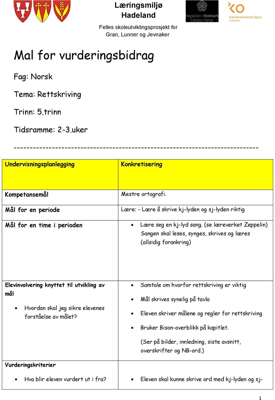 Lære: - Lære å skrive kj-lyden og sj-lyden riktig Lære seg en kj-lyd sang.