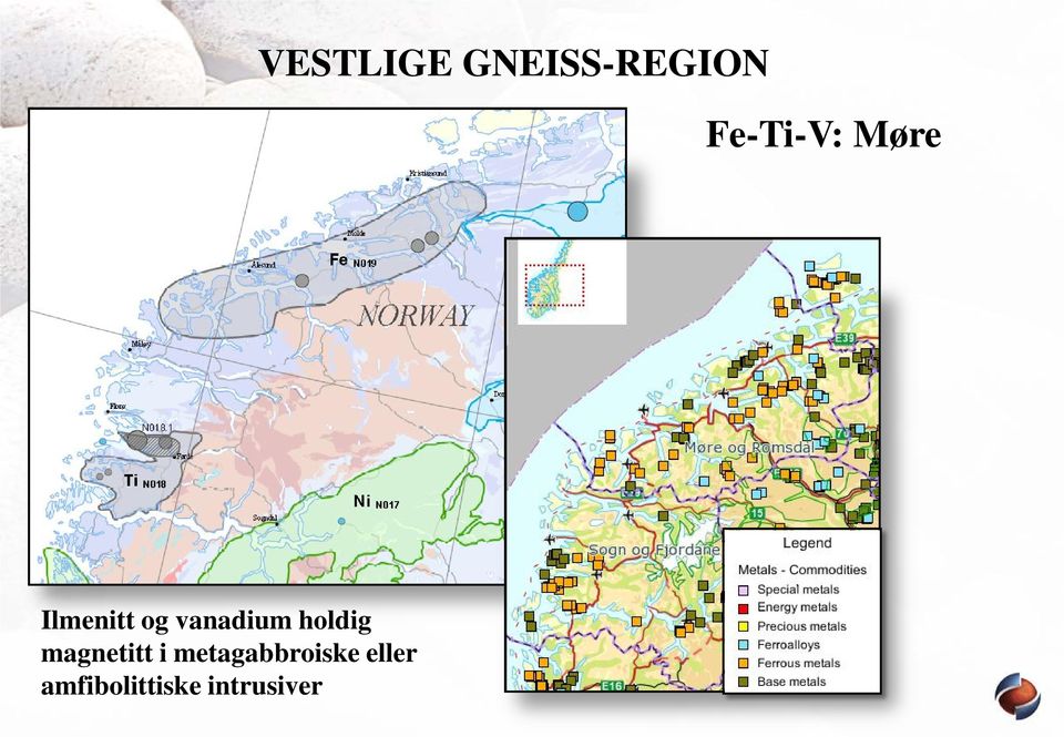 vanadium holdig magnetitt i