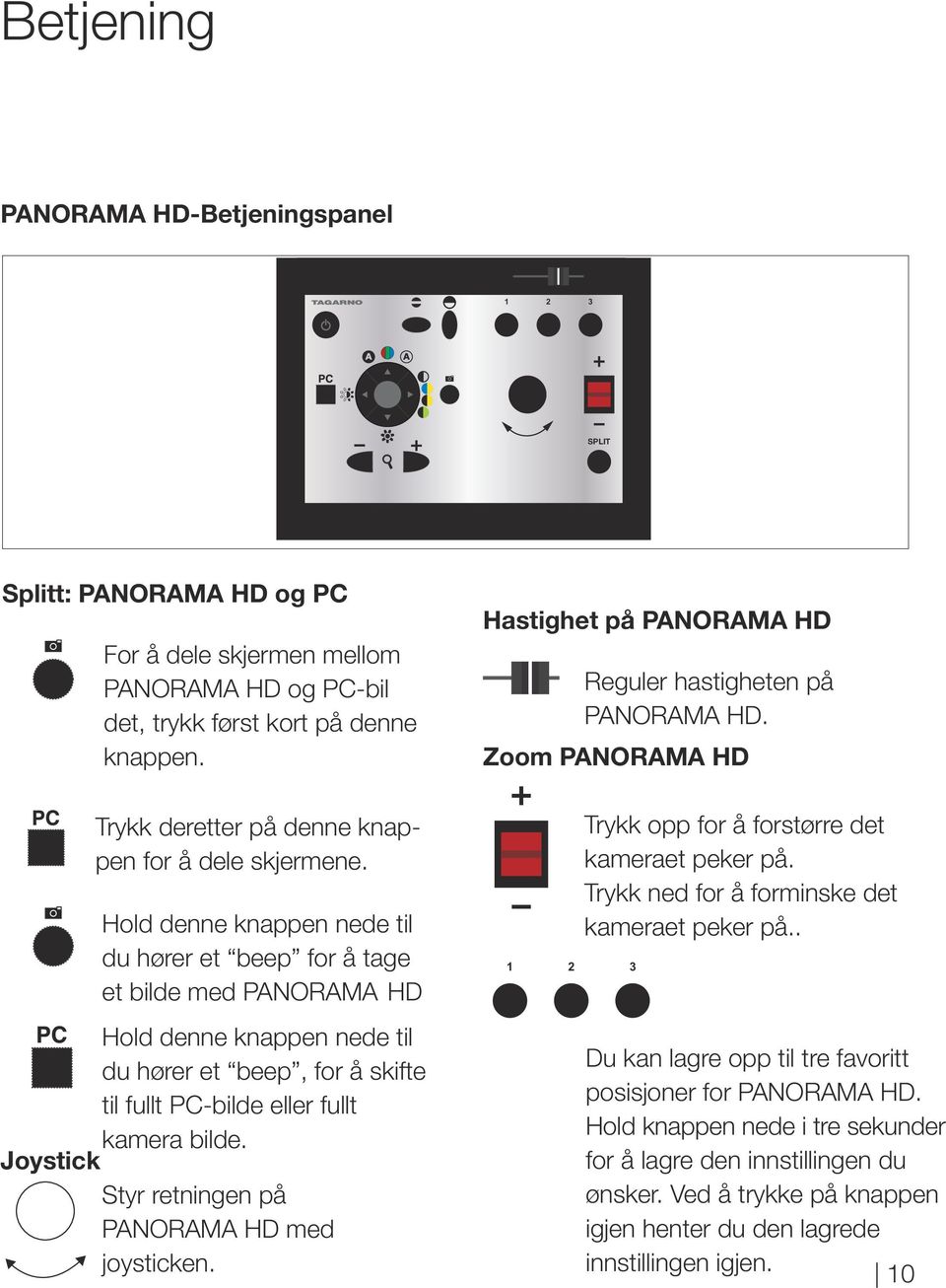 1 1 2 3 1 2 3 TGRNO S - 464270 Frontplade folie HD-DUO DTO: 30-03-10 1 2 3 Hold denne knappen nede til B du C hører et beep, for å skifte til fullt PC-bilde eller fullt kamera bilde.