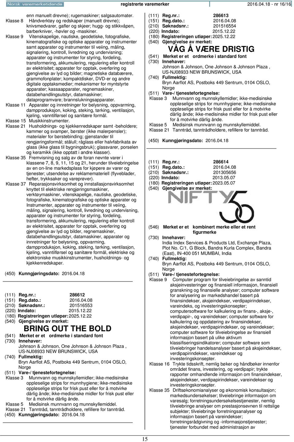 Klasse 9 Vitenskapelige, nautiske, geodetiske, fotografiske, kinematografiske og optiske apparater og instrumenter samt apparater og instrumenter til veiing, måling, signalering, kontroll, livredning