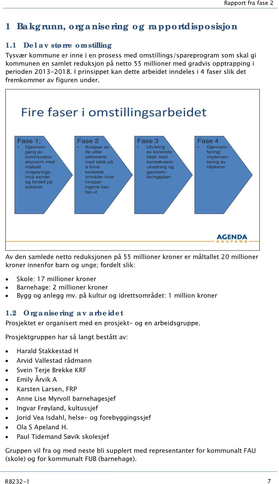 I prinsippet kan dette arbeidet inndeles i 4 faser slik det fremkommer av figuren under.