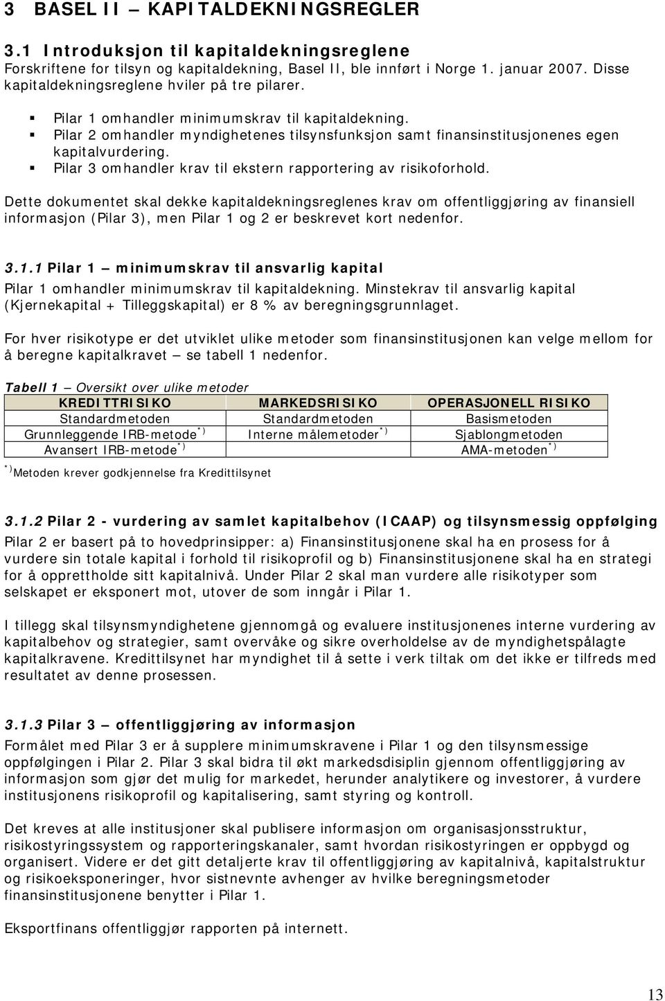 Pilar 3 mhandler krav til ekstern rapprtering av risikfrhld.