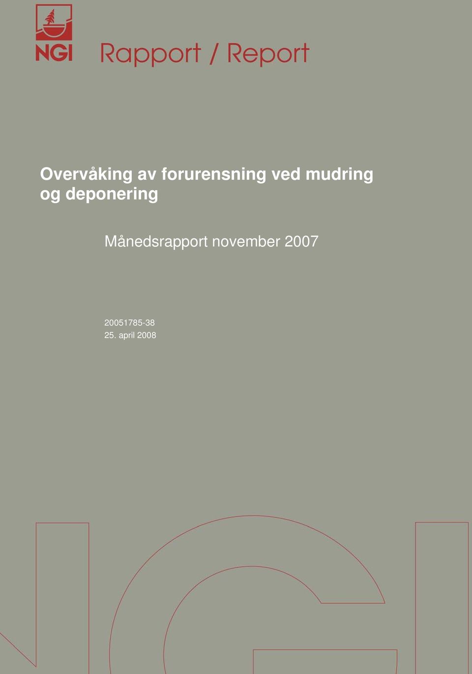 Månedsrapport november