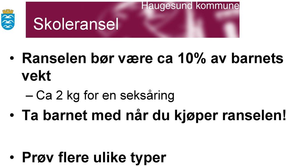 seksåring Ta barnet med når du