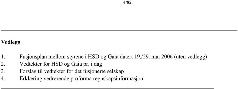 mai 2006 (uten vedlegg) 2. Vedtekter for HSD og Gaia pr.