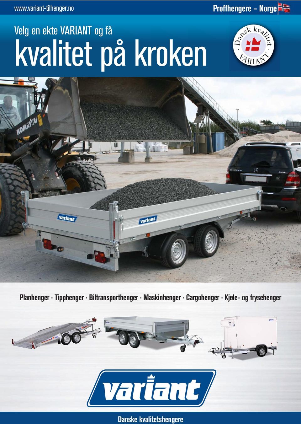 Planhenger Tipphenger Biltransporthenger