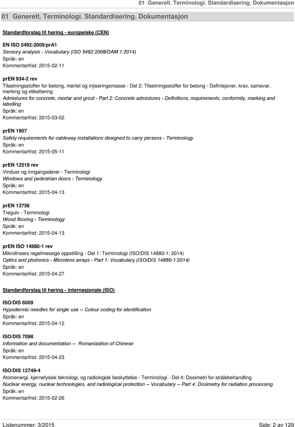 Tilsetningsstoffer for betong, mørtel og injiseringsmasse - Del 2: Tilsetningsstoffer for betong - Definisjoner, krav, samsvar, merking og etikettering Admixtures for concrete, mortar and grout -