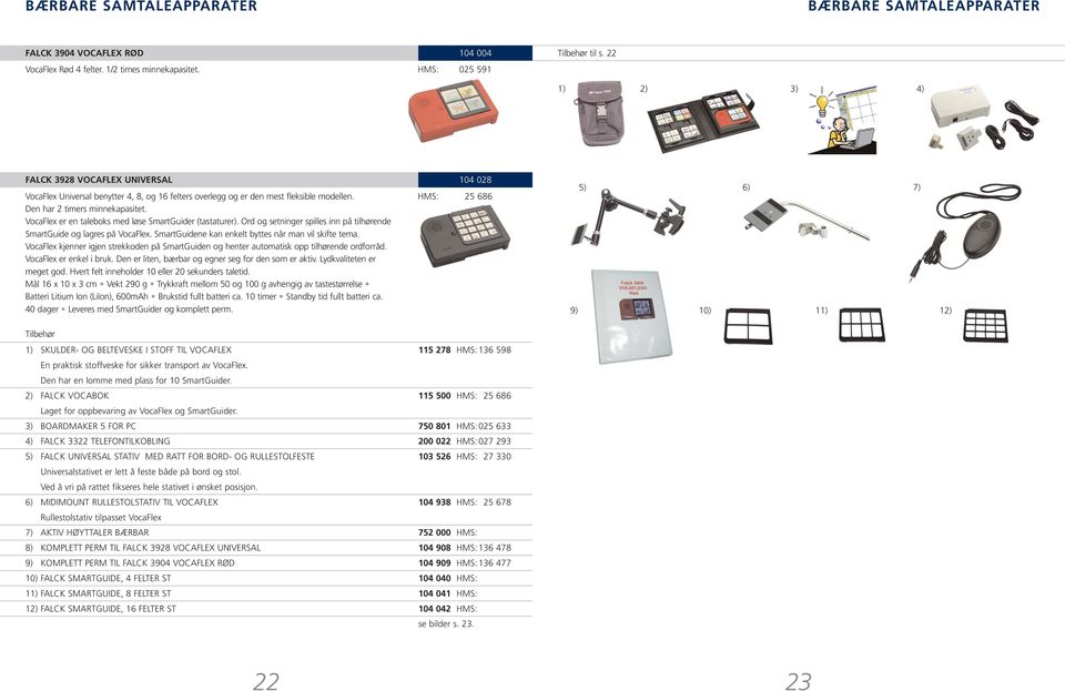 VocaFlex er en taleboks med løse SmartGuider (tastaturer). Ord og setninger spilles inn på tilhørende SmartGuide og lagres på VocaFlex. SmartGuidene kan enkelt byttes når man vil skifte tema.