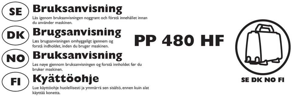 Brugsanvisning Læs brugsanvisningen omhyggeligt igennem og forstå indholdet, inden du bruger 