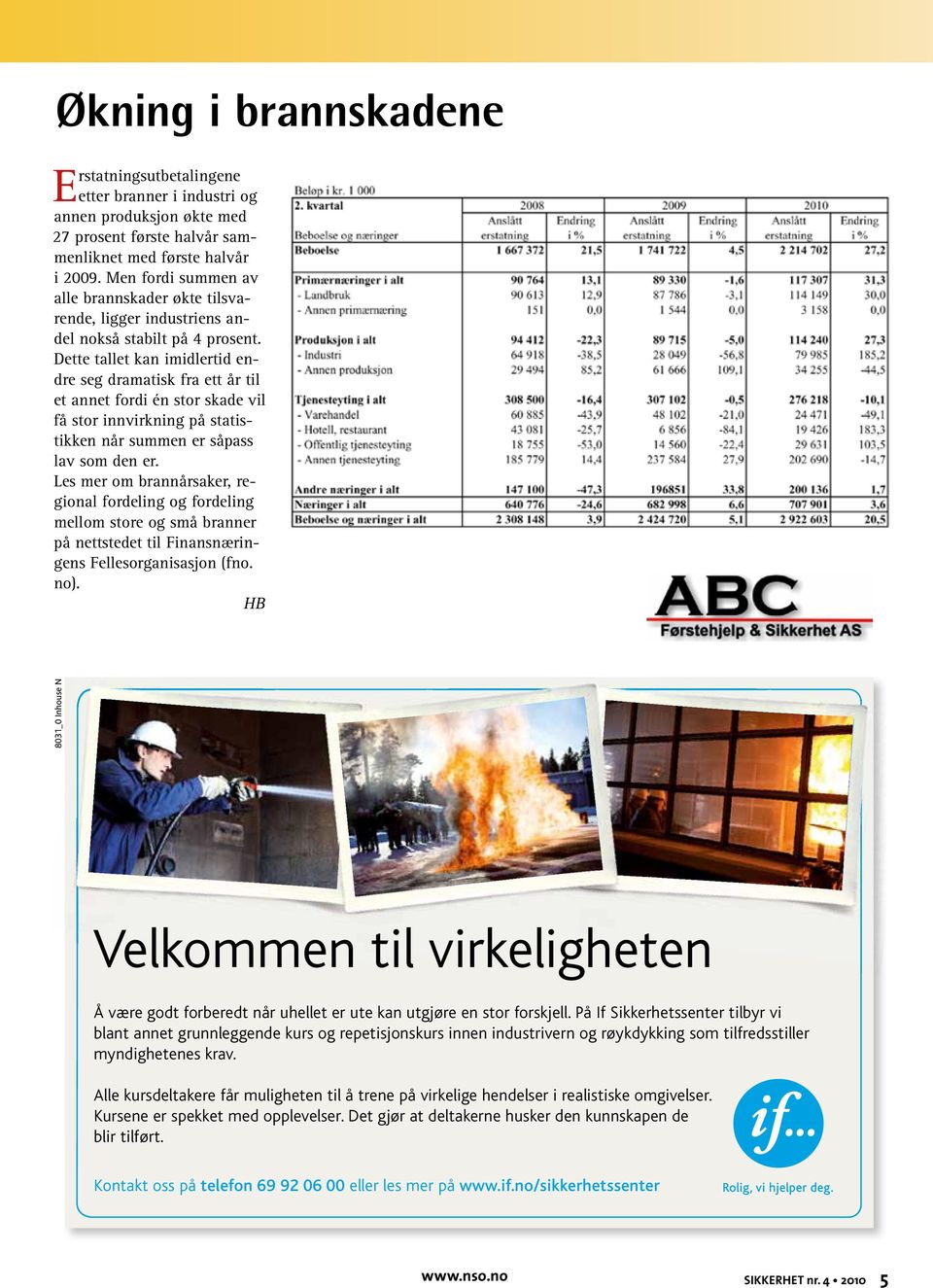 Dette tallet kan imidlertid endre seg dramatisk fra ett år til et annet fordi én stor skade vil få stor innvirkning på statistikken når summen er såpass lav som den er.