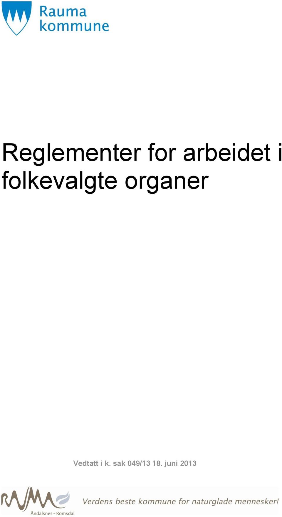 folkevalgte organer