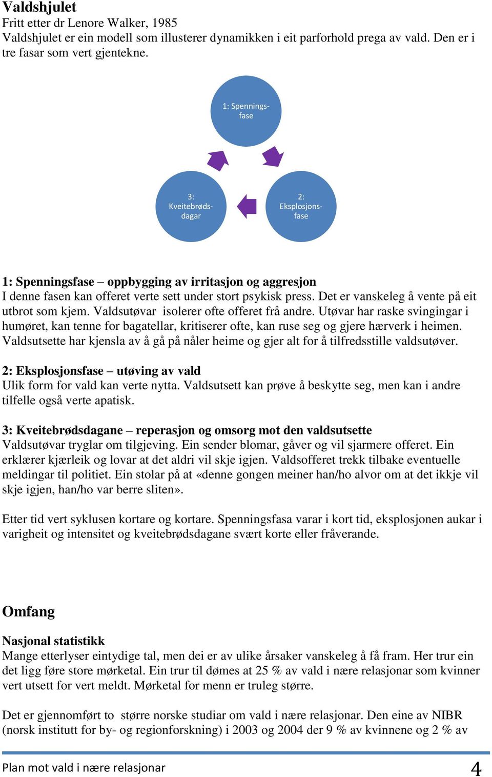 Det er vanskeleg å vente på eit utbrot som kjem. Valdsutøvar isolerer ofte offeret frå andre.