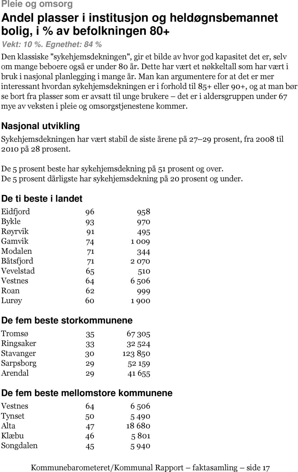 Dette har vært et nøkkeltall som har vært i bruk i nasjonal planlegging i mange år.