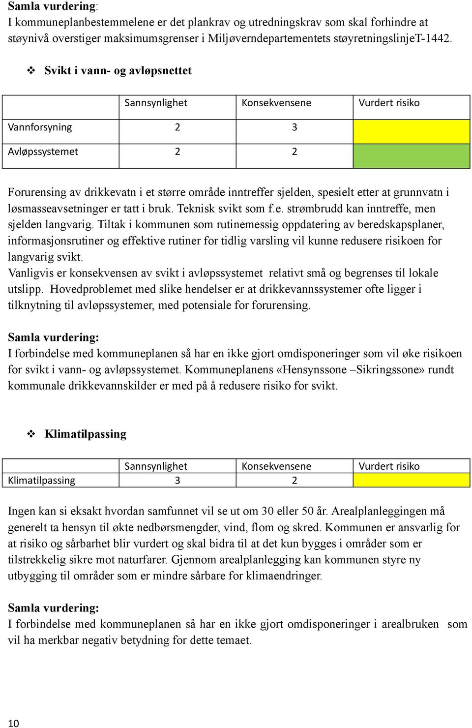 Teknisk svikt som f.e. strømbrudd kan inntreffe, men sjelden langvarig.