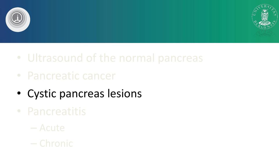 cancer Cystic pancreas