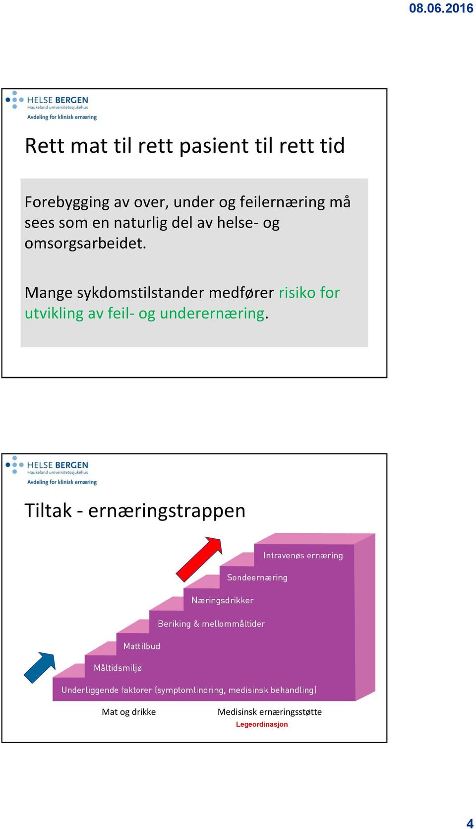 Mange sykdomstilstander medfører risiko for utvikling av feil- og