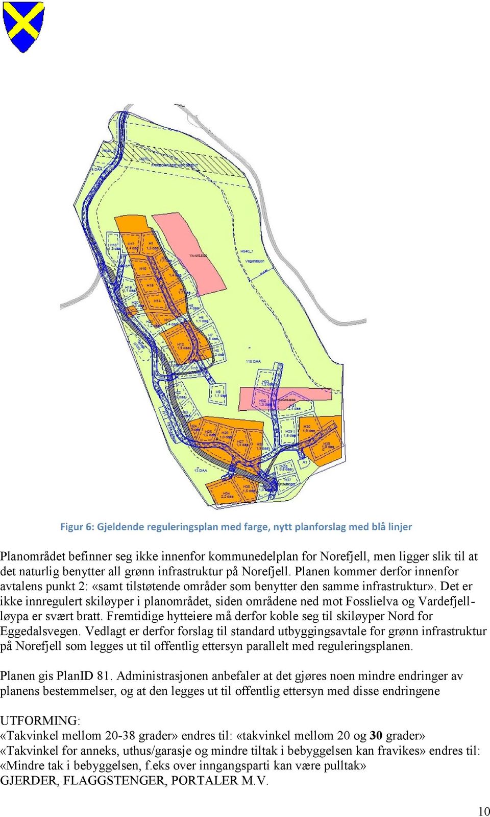 Det er ikke innregulert skiløyper i planområdet, siden områdene ned mot Fosslielva og Vardefjellløypa er svært bratt. Fremtidige hytteiere må derfor koble seg til skiløyper Nord for Eggedalsvegen.