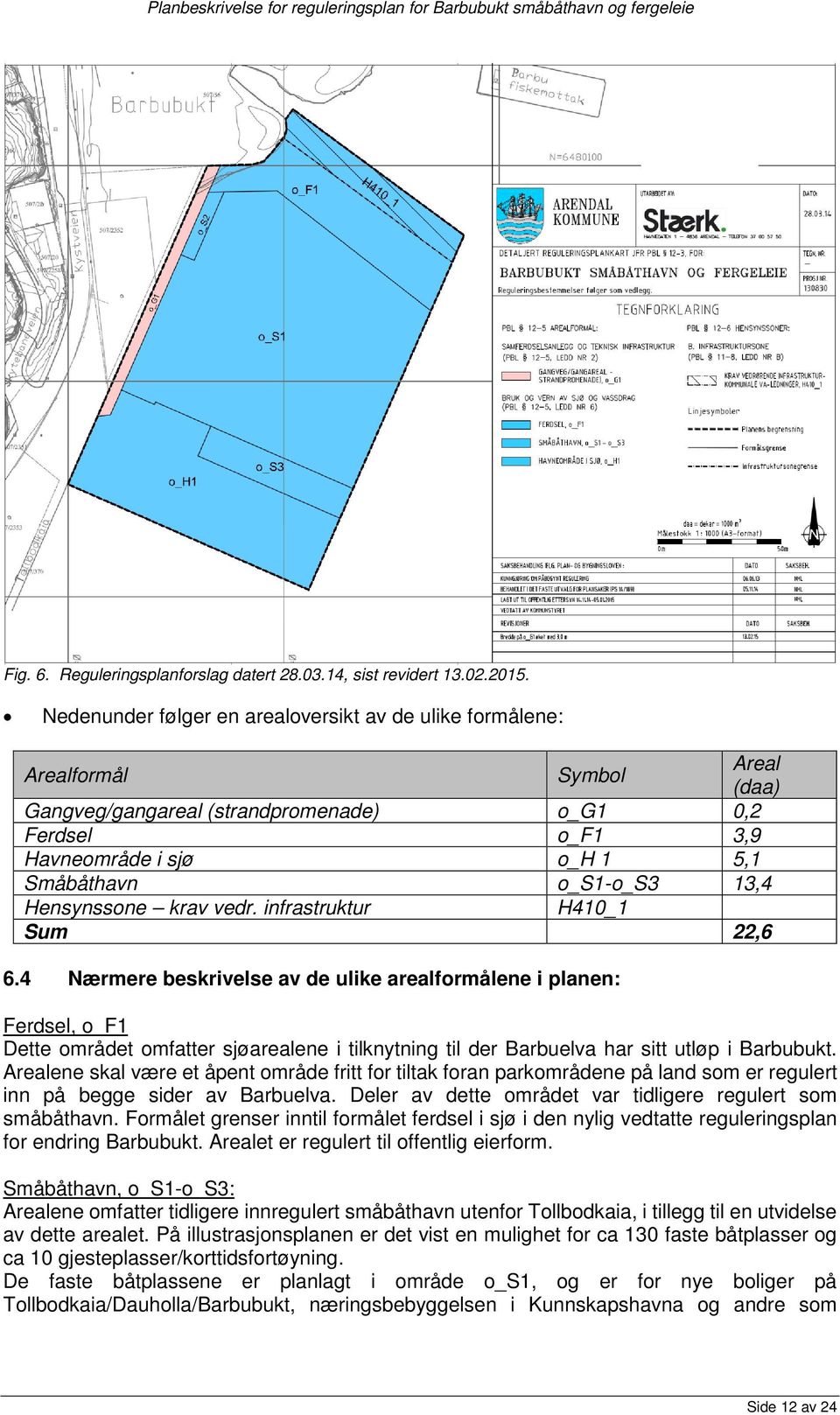 13,4 Hensynssone krav vedr. infrastruktur H410_1 Sum 22,6 6.