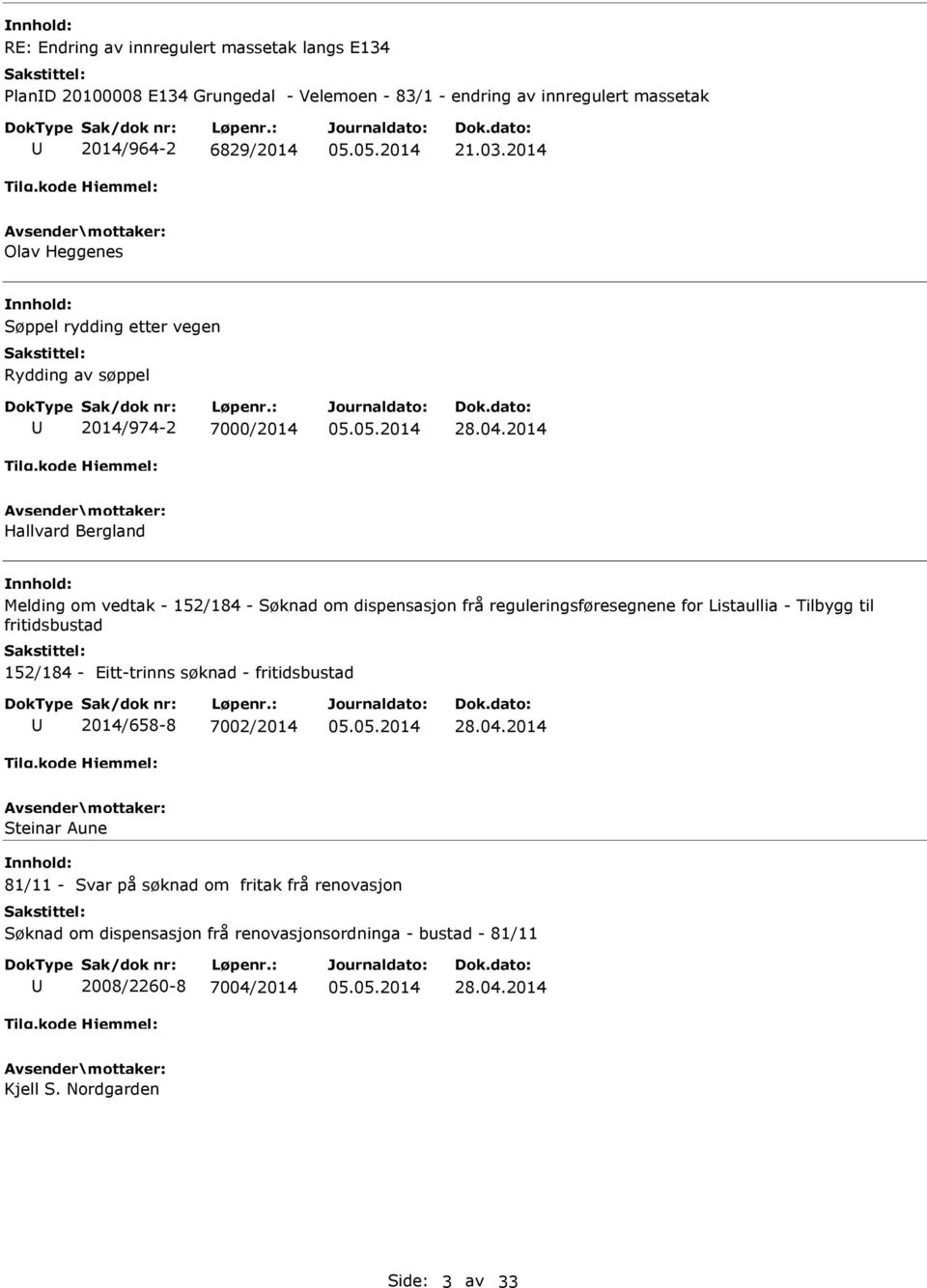 frå reguleringsføresegnene for Listaullia - Tilbygg til fritidsbustad 152/184 - Eitt-trinns søknad - fritidsbustad 2014/658-8 7002/2014 Steinar Aune 81/11 -