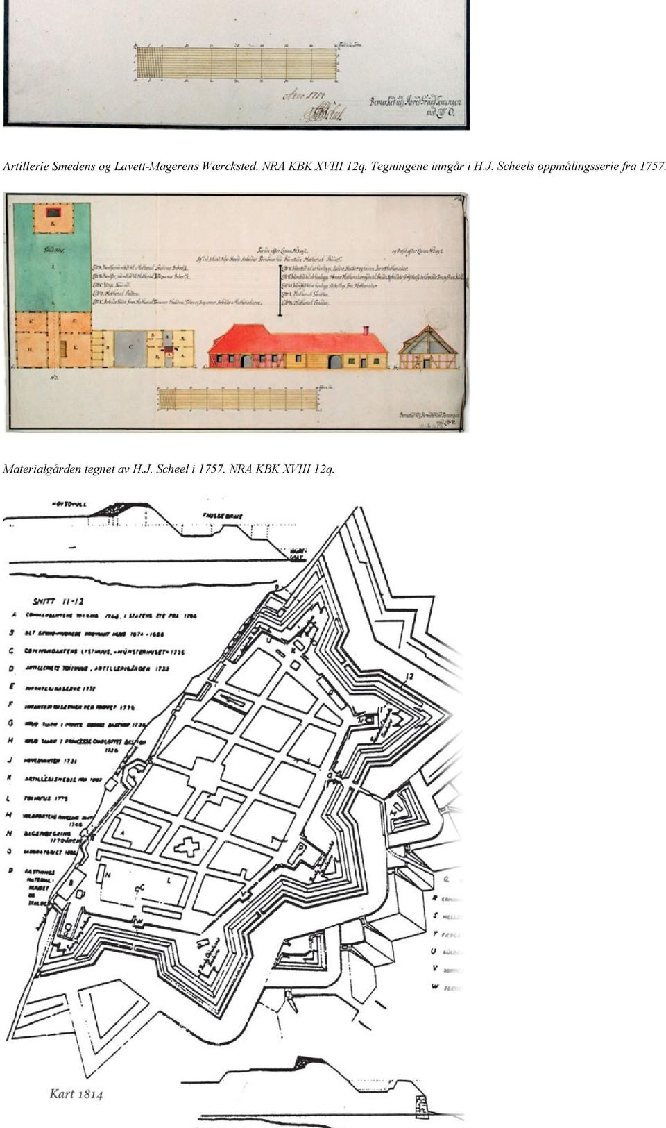 Scheels oppmålingsserie fra 1757.