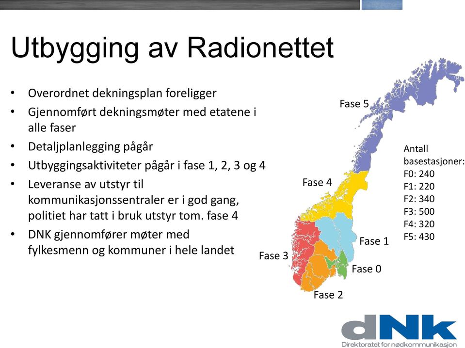 kommunikasjonssentraler er i god gang, politiet har tatt i bruk utstyr tom.