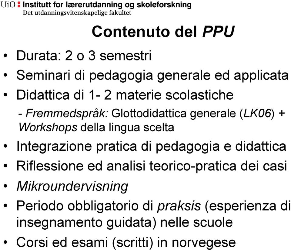 Integrazione pratica di pedagogia e didattica Riflessione ed analisi teorico-pratica dei casi