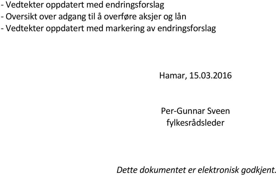 med markering av endringsforslag Hamar, 15.03.