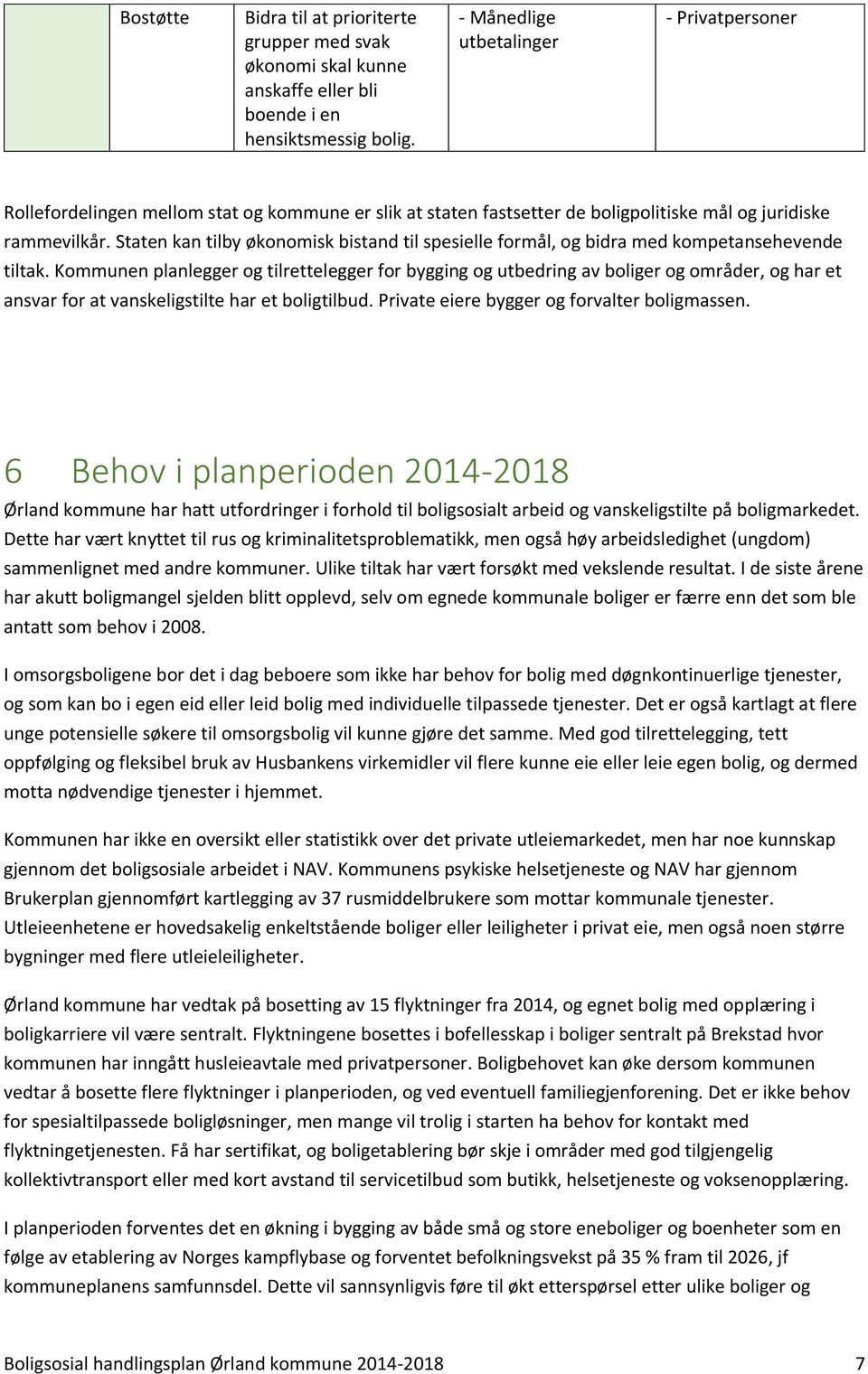 Staten kan tilby økonomisk bistand til spesielle formål, og bidra med kompetansehevende tiltak.