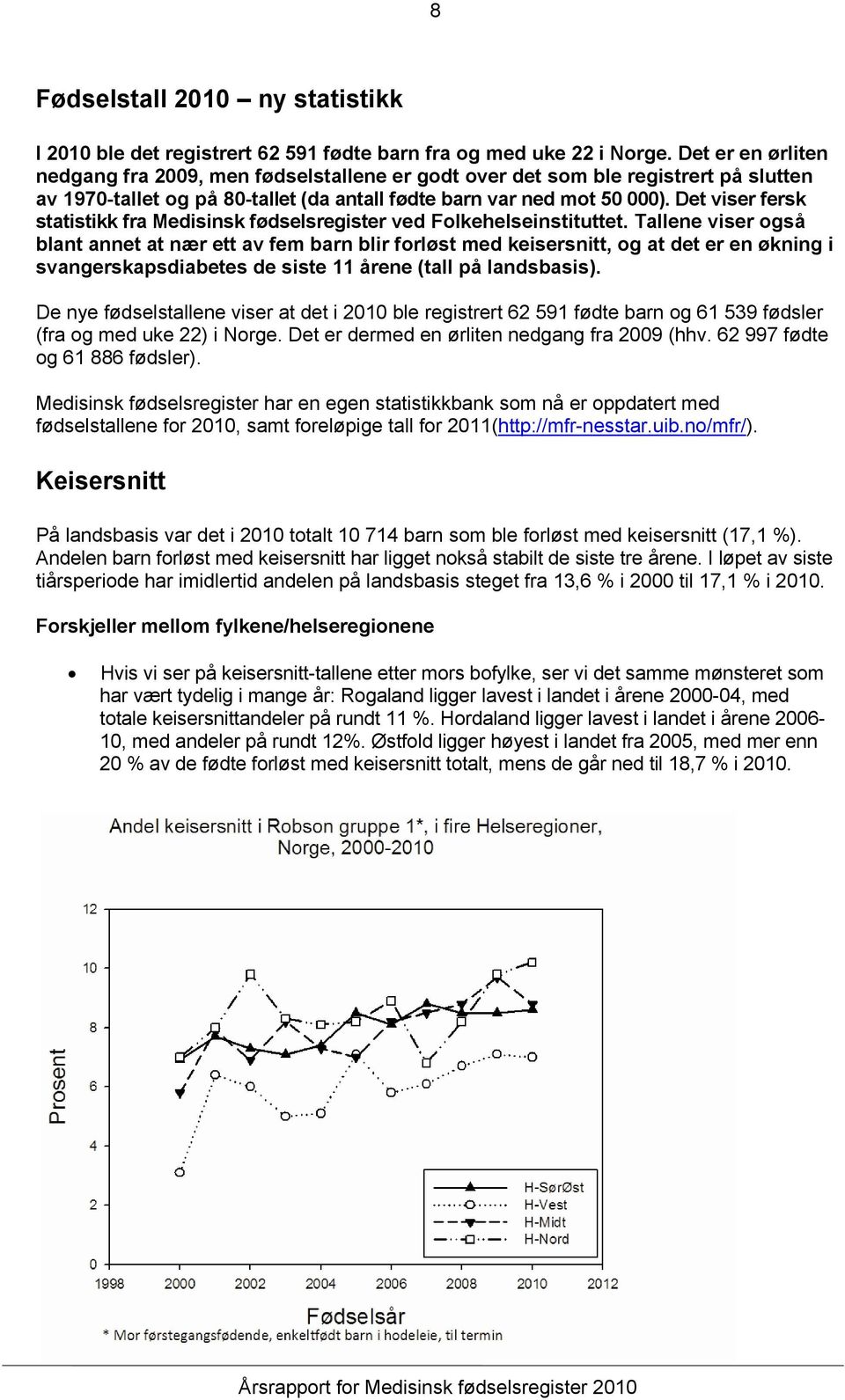 Det viser fersk statistikk fra Medisinsk fødselsregister ved Folkehelseinstituttet.