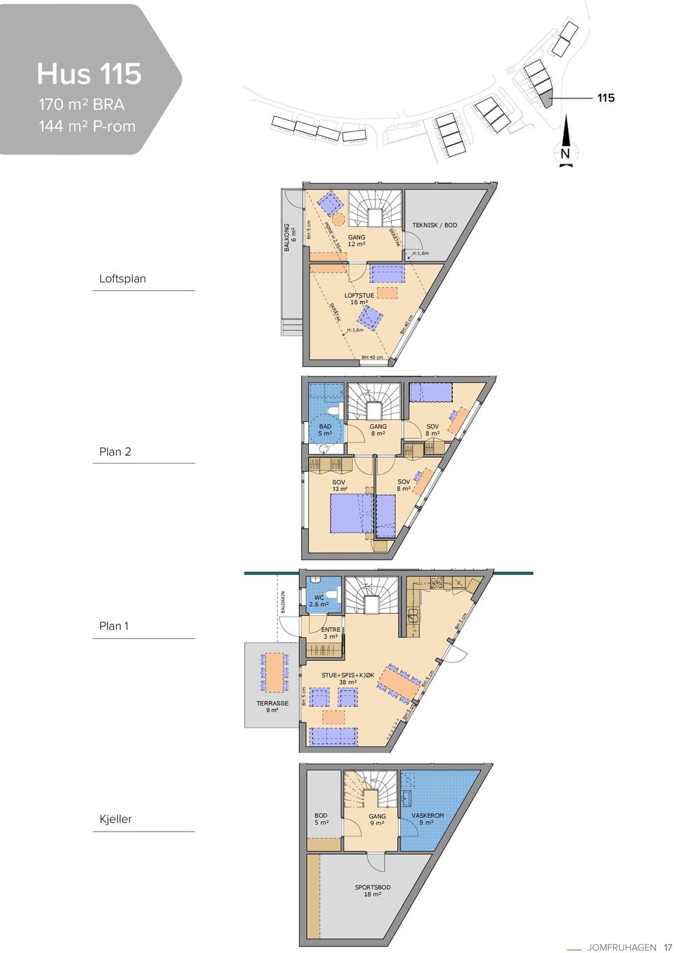 SOV 8 m² Plan 2 SOV 13 m² SOV 8 m² Plan 1 BALDAKIN WC 2.