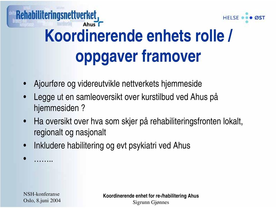 på hjemmesiden?