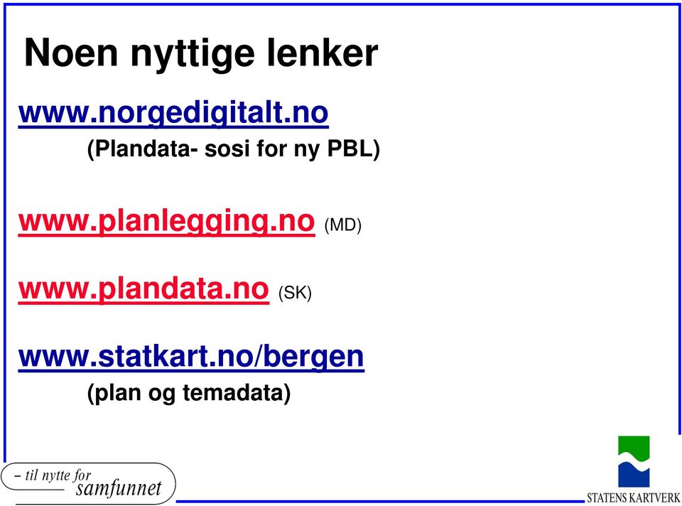 planlegging.no (MD) www.plandata.