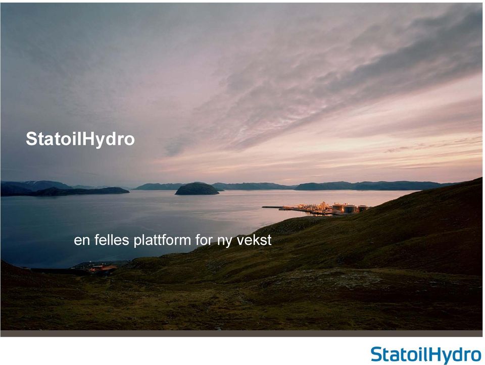 Draft StatoilHydro