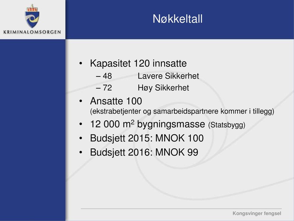 samarbeidspartnere kommer i tillegg) 12 000 m 2