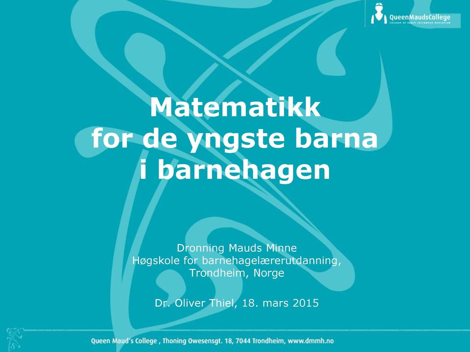 Høgskole for barnehagelærerutdanning,