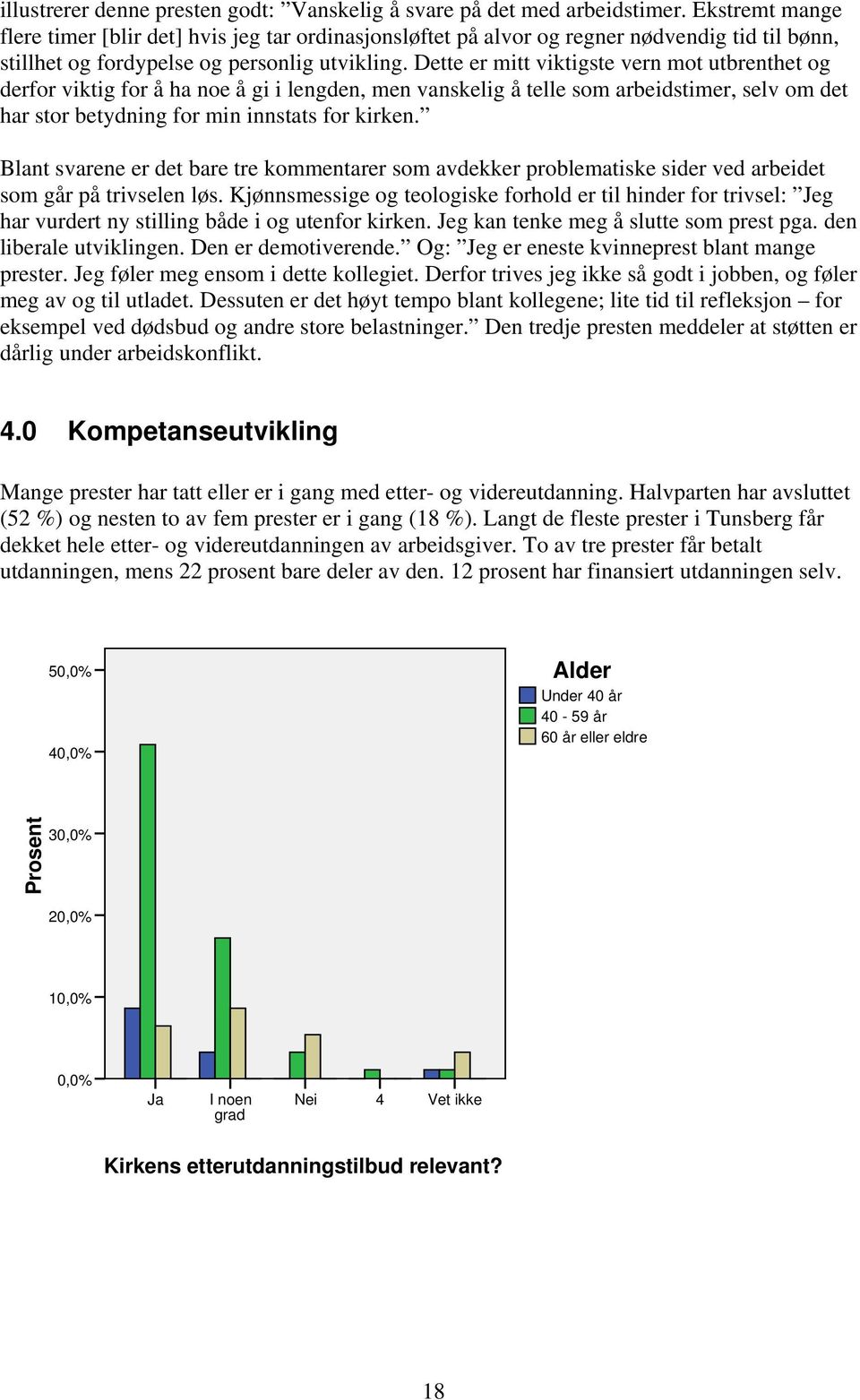 Dette er mitt viktigste vern mot utbrenthet og derfor viktig for å ha noe å gi i lengden, men vanskelig å telle som arbeidstimer, selv om det har stor betydning for min innstats for kirken.